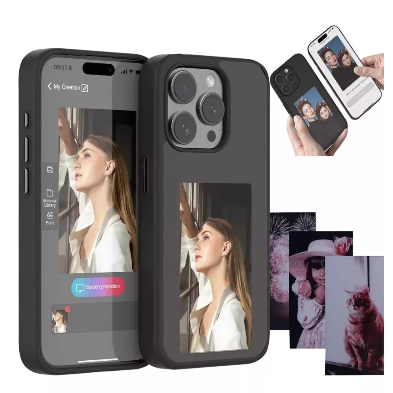 Funda para iphone con pantalla inteligente - IPHONE 16 PRO MAX