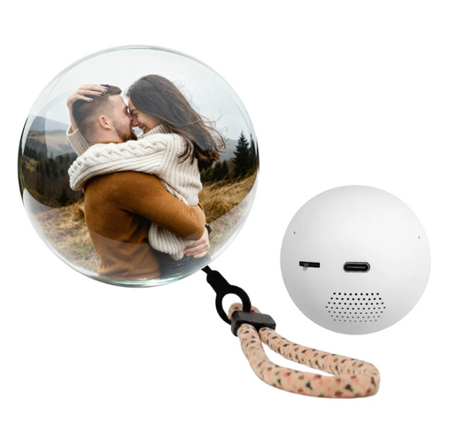 Esfera de Memorias de Cristal con Video Personalizado